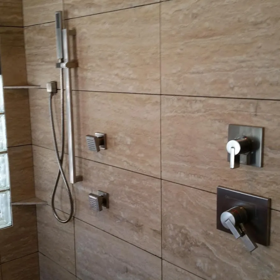 Shower fixture installation for Water Heater Replacement in Lovejoy